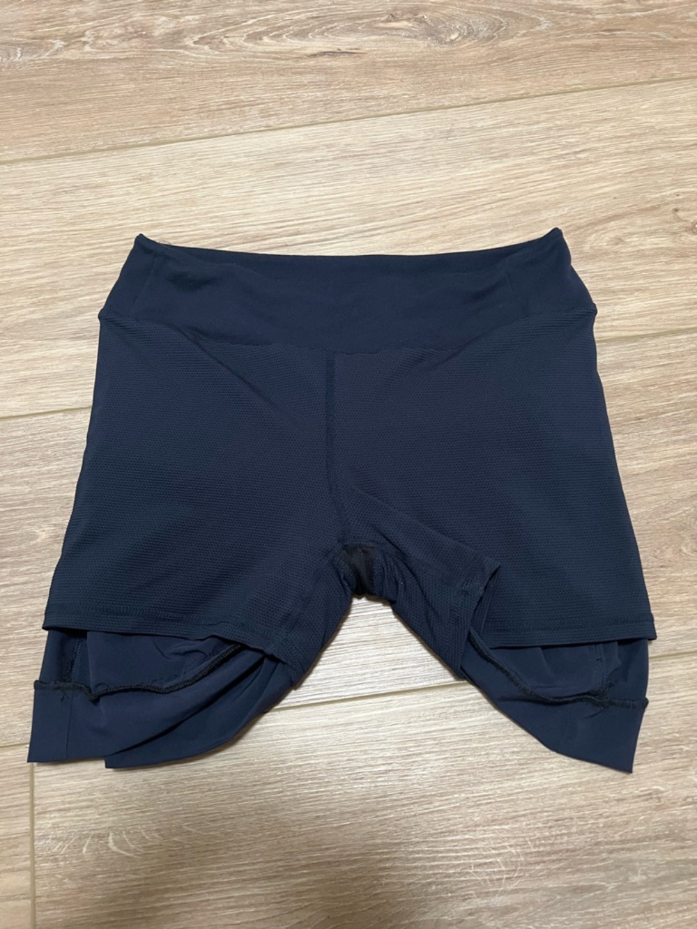 Athleta Navy Active Skort with Built-In Shorts size 2 - Picture 3 of 6
